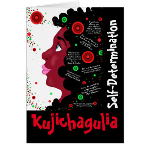 Kujichagulia - The Spirits of Kwanzaa Notecard