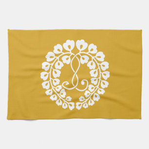 Kujo wisteria H Tea Towel