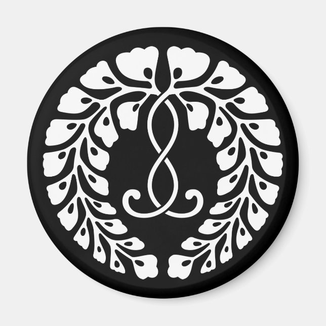 Kujo wisteria magnet (Front)