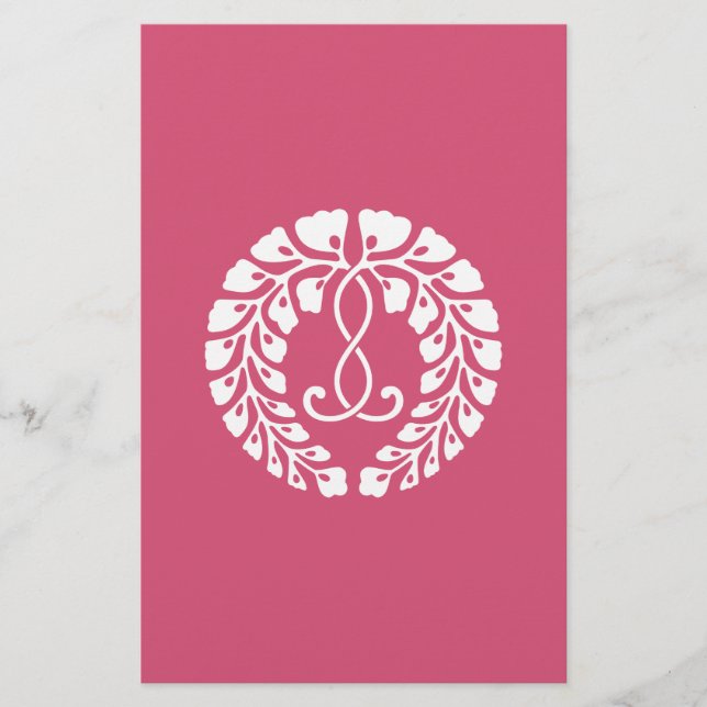 Kujo wisteria stationery (Front)