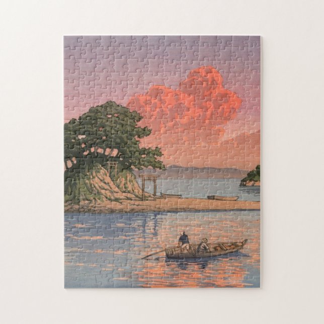 Kujukushima Shimabara By Kawase Hasui Jigsaw Puzzle (Vertical)