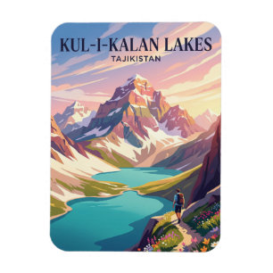 Kul-i-Kalan Lakes Trail Tajikistan Magnet