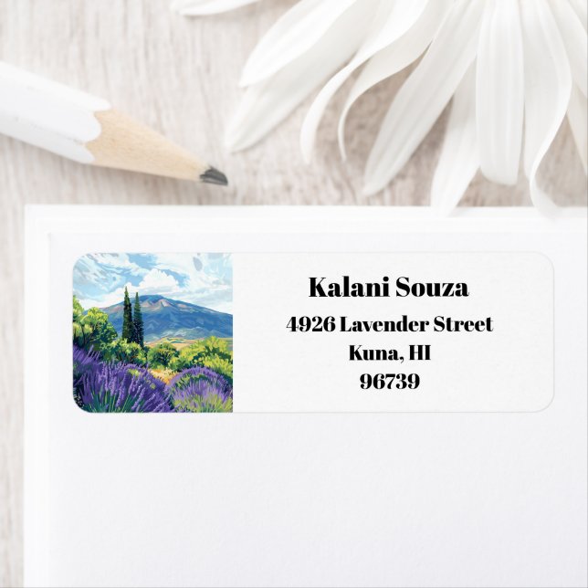 Kula Maui Haleakala Hawaii Return Address  (Insitu)