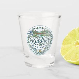 Kuldīga Countryside Latvia Shot Glass