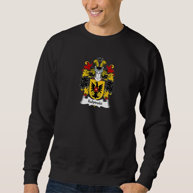 Kulpinski Coat Of Arms  Family Crest Sweatshirt (Front)