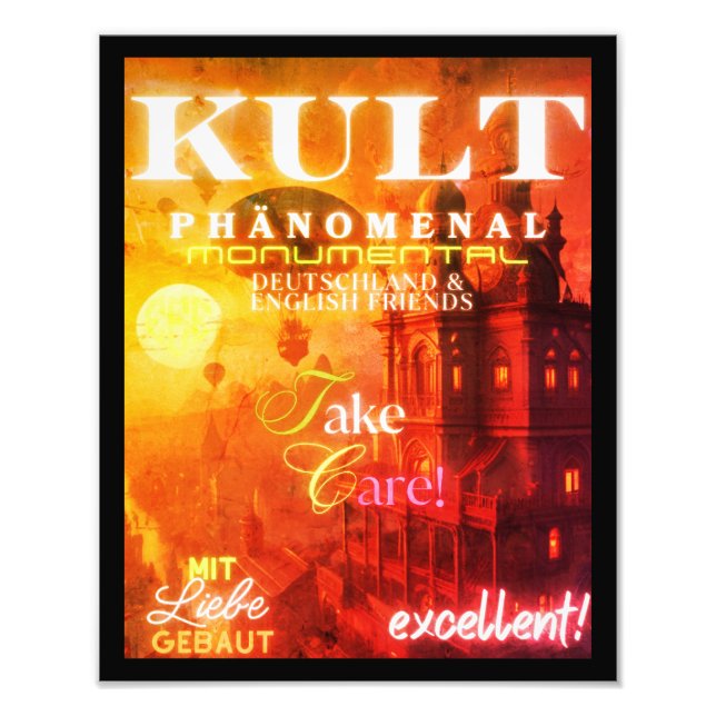KULT PHÄNOMENAL MONUMENTAL PHOTO PRINT (Front)