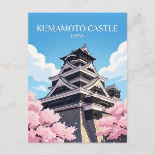 Kumamoto Castle Japan Postcard