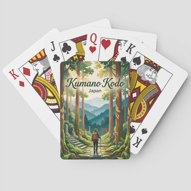 Kumano Kodo Japan Playing Cards (Back)