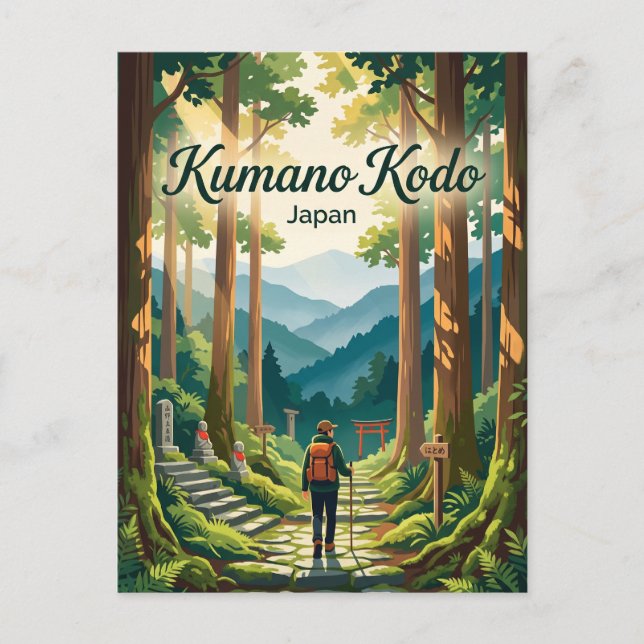 Kumano Kodo Japan Postcard (Front)