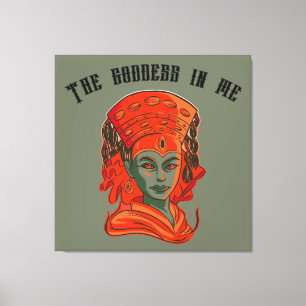 Kumari - The goddess in me Canvas Print