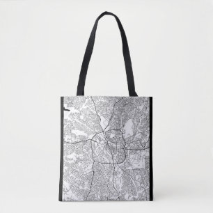Kumasi Ghana Map Tote Bag