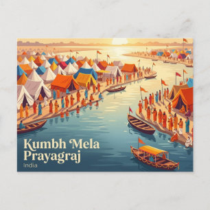 Kumbh Mela Prayagraj India Postcard