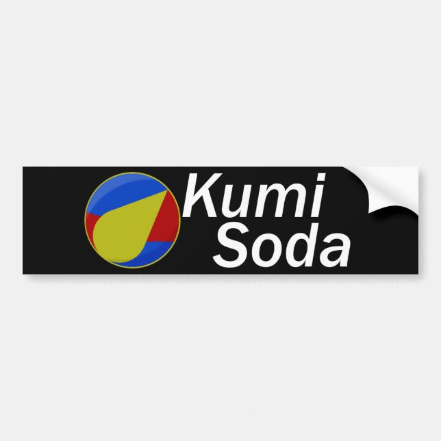 Kumi Soda Full Logo Bumper Sticker (Front)