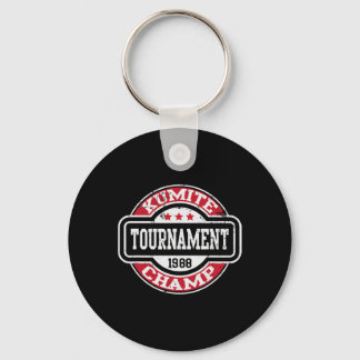 Kumite Champion Martial Arts Kung Fu Karate Cinema Key Ring