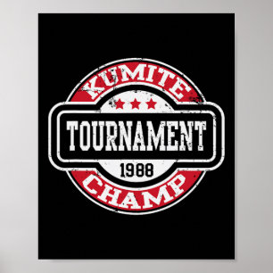 Kumite Champion Martial Arts Kung Fu Karate Cinema Poster