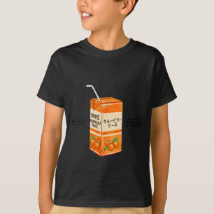 Kumquat Japanese Fruit Juice Japan Kanji Boys Girl T-Shirt