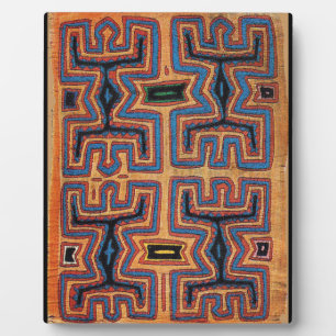Kuna Indian Canoe Spirits Plaque
