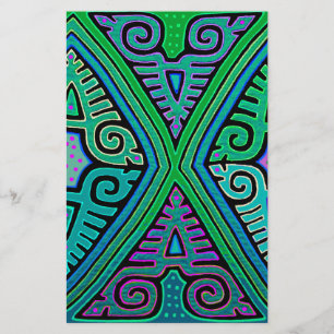 Kuna Indian Diamond Mola Stationery