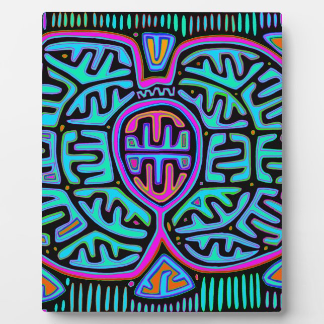 Kuna Indian Mariposa Plaque (Front)