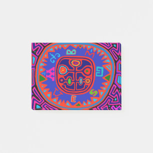 Kuna Indian Mola Compass Post-it Notes