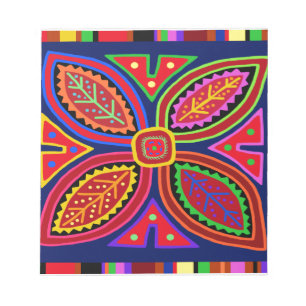 Kuna Indian Mola Flora Notepad