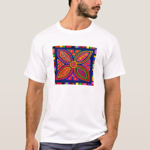 Kuna Indian Mola Flora T-Shirt