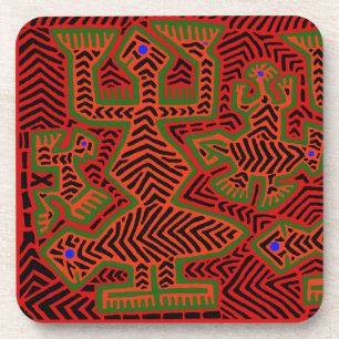Kuna Indian Mola Spirits Coaster