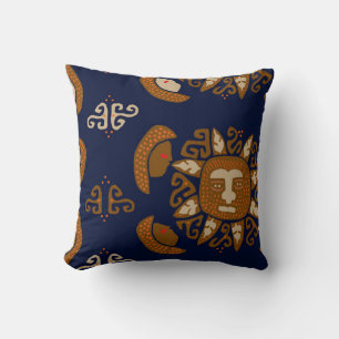 Kuna Indian Sun Gods Cushion