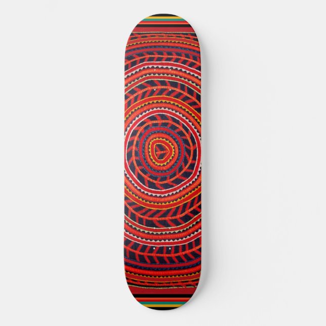 Kuna Indian Sun Universe Skateboard - Del Sol (Front)