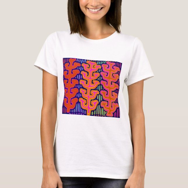 Kuna Indian Trees T-Shirt (Front)