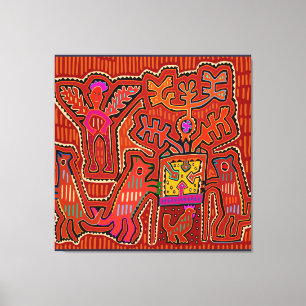 Kuna Shaman Peyote Ritual - SCOTUS Cuts my Rights Canvas Print