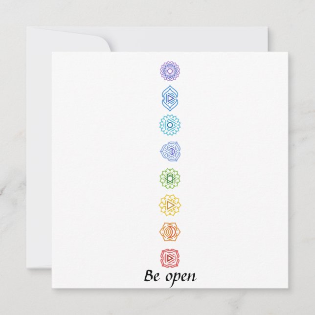 Kundalini Chakras Be Open (Front)