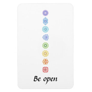 Kundalini Yoga Chakra Be Open Magnet