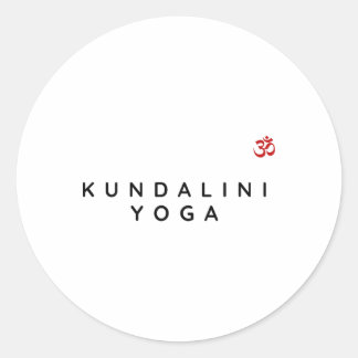 Kundalini Yoga Instructor Kundalini Yoga Beginner  Classic Round Sticker