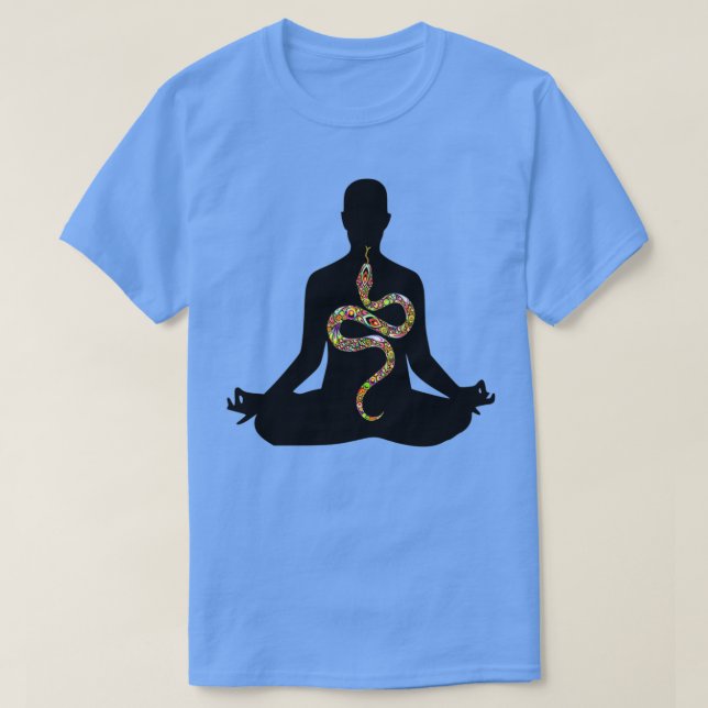 Kundalini Yoga Sat Nam Kundalini Snake T-Shirt (Design Front)