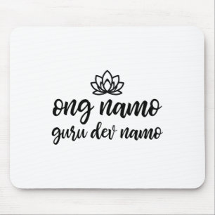 Kundalini Yoga Shirt Ong Namo Guru Dev Namo Mouse Pad