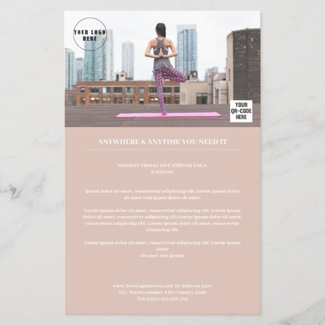 Kundenspezifischer Foto Flyer (Front)