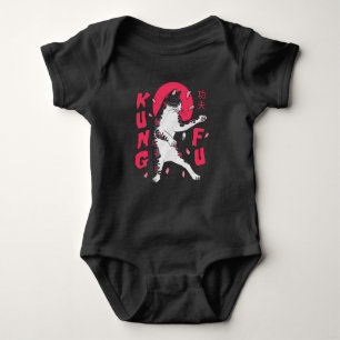 Kung Fu Cat Baby Bodysuit
