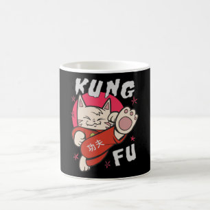Kung Fu Cat Coffee Mug