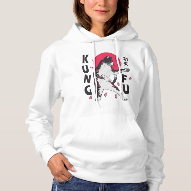 Kung Fu Cat Hoodie (Front)