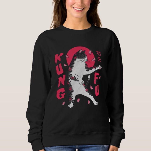 Kung Fu Cat Sweatshirt (Front)
