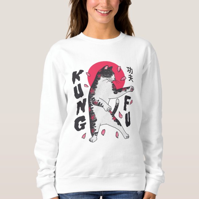 Kung Fu Cat Sweatshirt (Front)