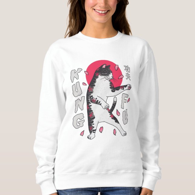Kung Fu Cat Sweatshirt (Front)