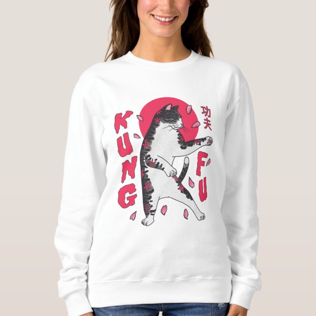 Kung Fu Cat Sweatshirt (Front)