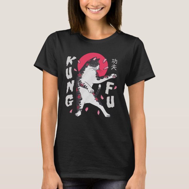 Kung Fu Cat T-Shirt (Front)