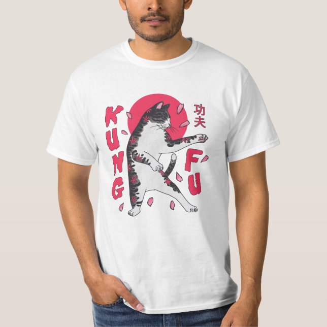 Kung Fu Cat T-Shirt (Front)