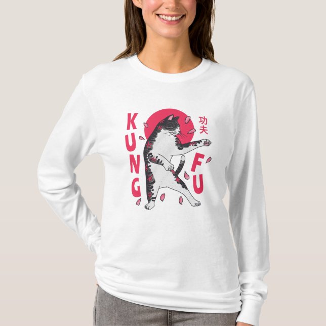 Kung Fu Cat T-Shirt (Front)