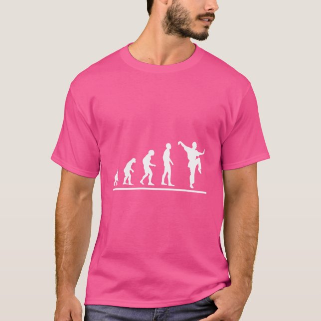 Kung Fu Evolution Men Funny Kung Fu T-Shirt (Front)