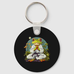 Kung Fu Frog Nature Taekwondo Kickboxing Frog Key Ring