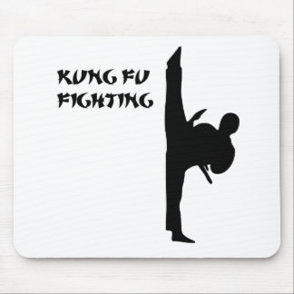 Kung Fu Front Kick Mouse Pad